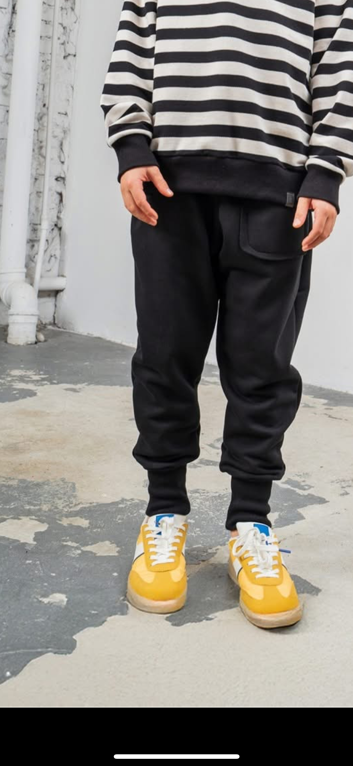 Czarne Dresy z KIESZONKĄ - All For Kids